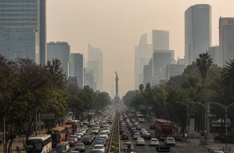 CDMX registra 31 grados y mala calidad del aire este viernes