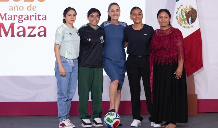 “El futbol también lo pueden jugar mujeres”: Sheinbaum pide a equipos promover inclusión en canteras