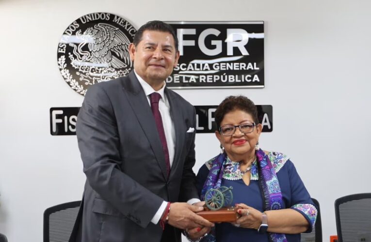 Ernestina Godoy supervisa Fiscalía Federal en Puebla y refuerza diagnóstico criminal
