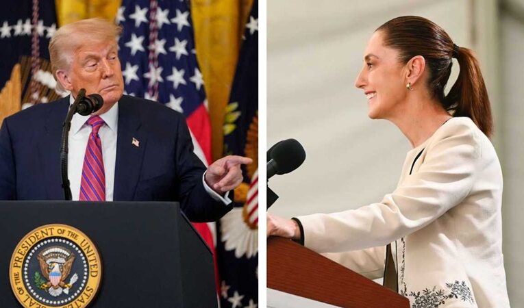 Claudia Sheinbaum rechaza señalamientos de Donald Trump sobre narcogobierno en México