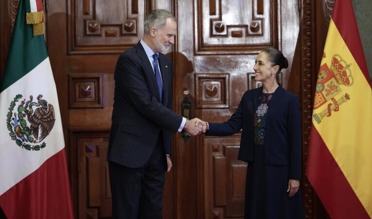 Claudia Sheinbaum y rey Felipe VI evalúan relación comercial en Guadalajara
