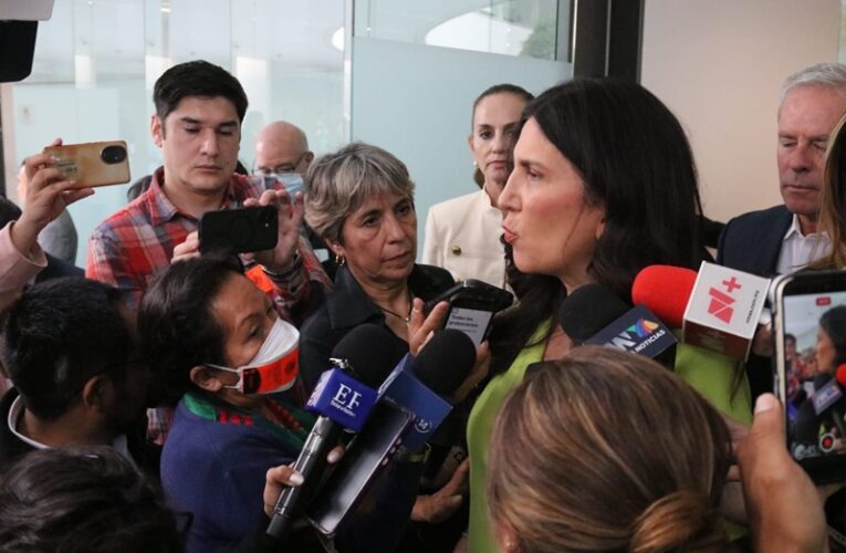 Kenia López Rabadán vincula política exterior con crisis humanitaria mexicana