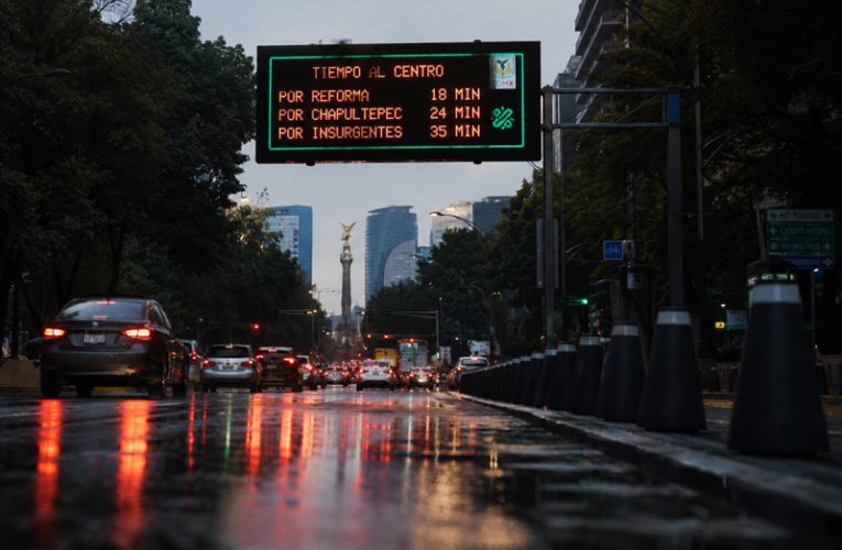 CDMX registra 24°C, cinco movilizaciones y restricciones viales por Hoy No Circula