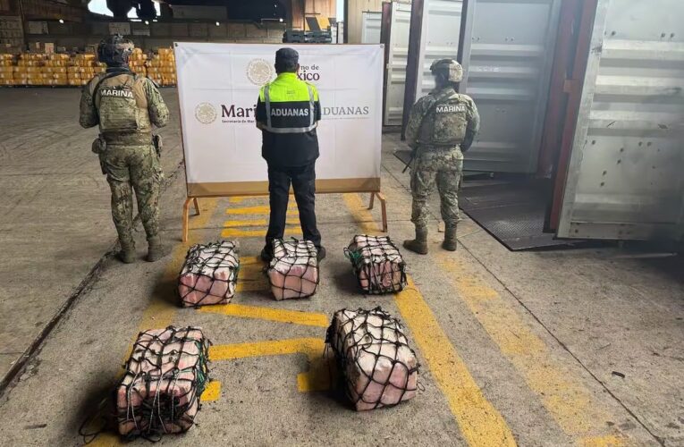 Decomisan 137 kilos de cocaína en puerto de Michoacán