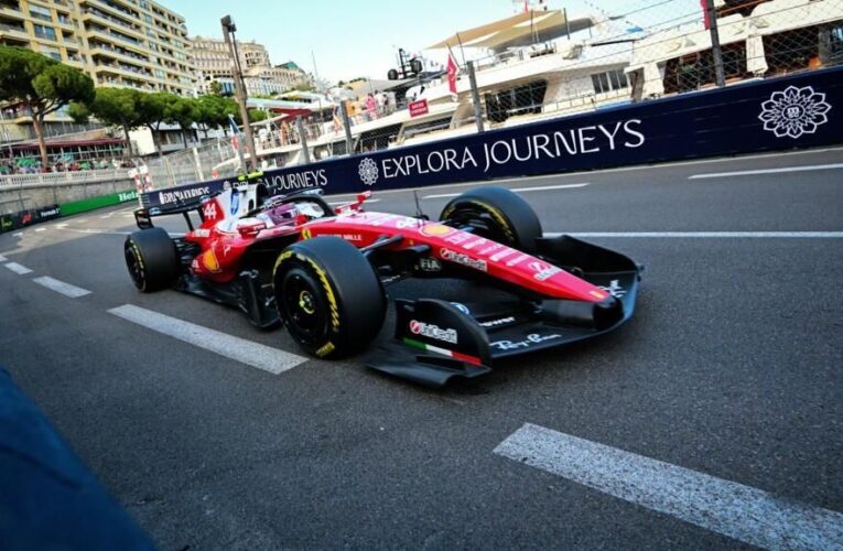 Hamilton domina en Mónaco y encabeza el doblete de Ferrari en las prácticas libres