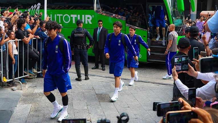 Selección de Corea del Sur llega a Guadalajara para el Mundial 2026