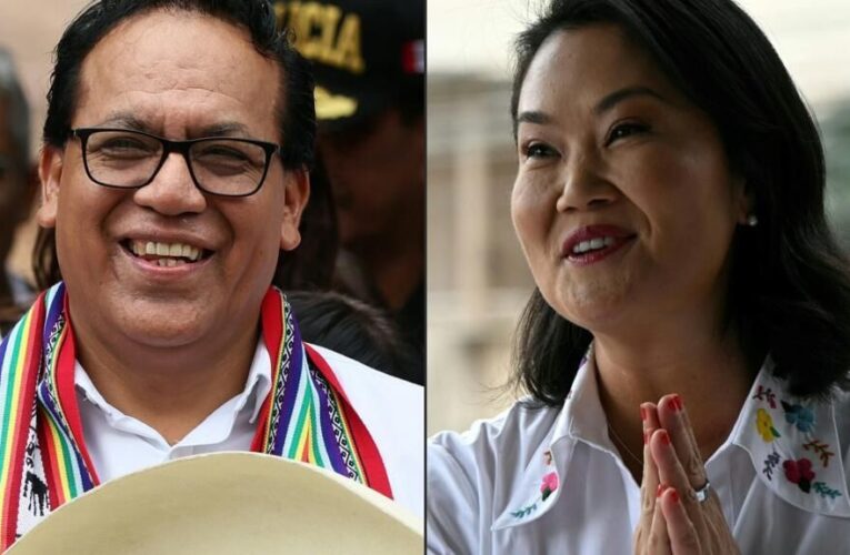 Perú: Empate técnico entre Fujimori y Sánchez con 92% escrutado