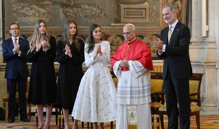 El Papa León XIV inicia visita oficial en España ante la Corona