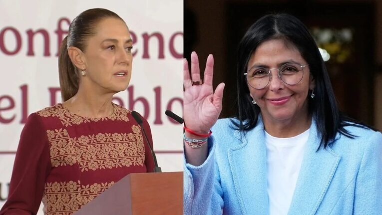 Claudia Sheinbaum atiende petición de Delcy Rodríguez por emergencia en Venezuela