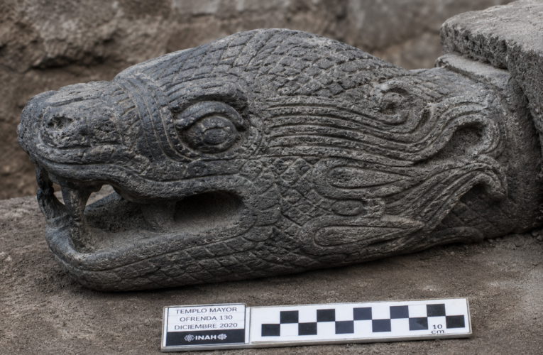 Cuantifican presencia de relieves de Xiuhcóatl en el Templo Mayor